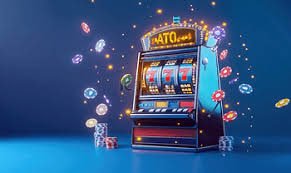 Grafis ilustrasi permainan slot online ls88 dengan antarmuka mobile